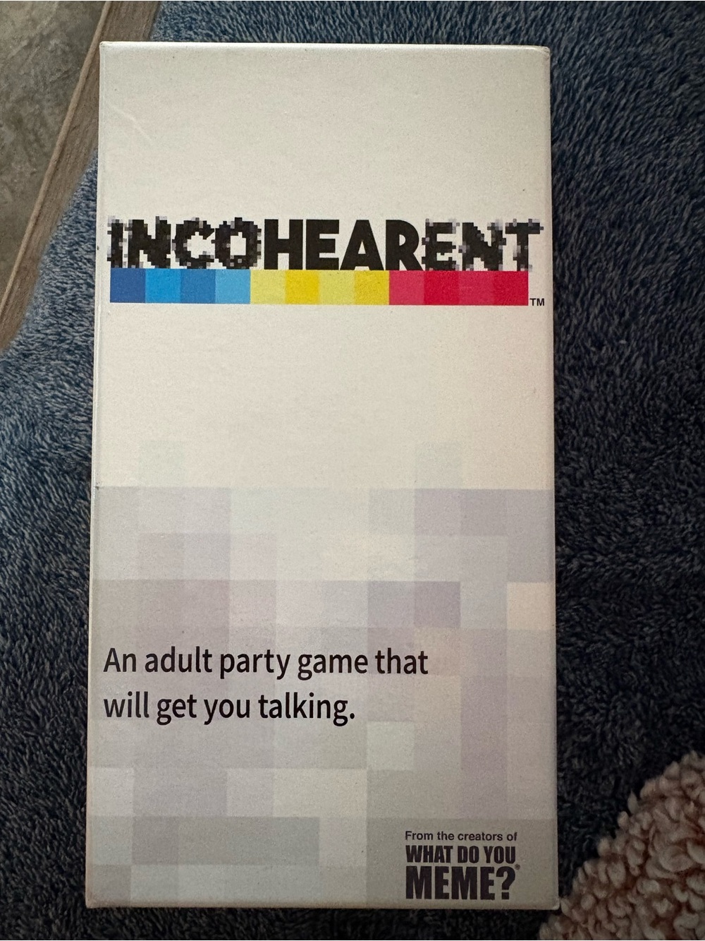 Adult Party Card Game - White with Multicolor Accents